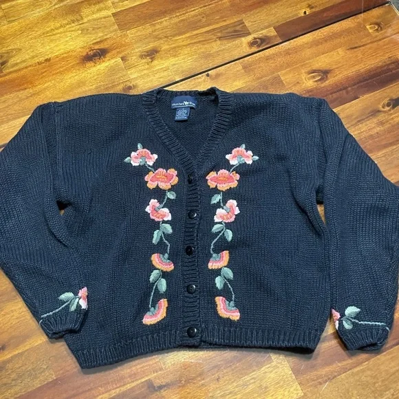 Cardigan Sweater No Sweaters 1980s Vintage 80s Geiger Tyrol